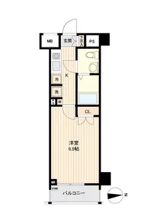 オーキッドレジデンス大泉学園【3階】の間取り