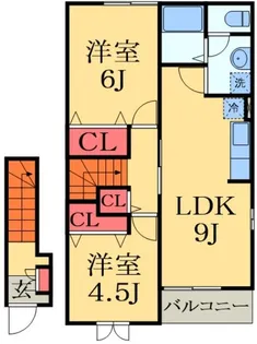 アグリコーポラスE【2階】の間取り