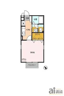 アメジストセージ【2階】の間取り