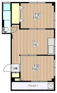 第一ヨコタマンション【4階】の間取り