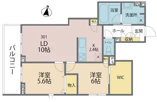 Luana北戸田【3階】の間取り