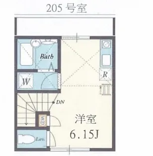 la vie belle西馬込【2階】の間取り