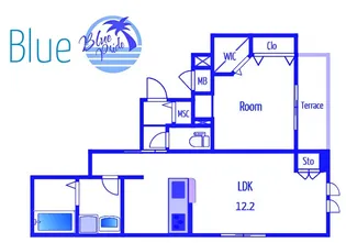 キャリアライズ湘南【1階】の間取り