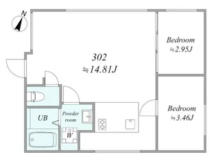 trias336【3階】の間取り