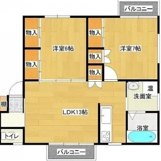 エスポワール【3階】の間取り