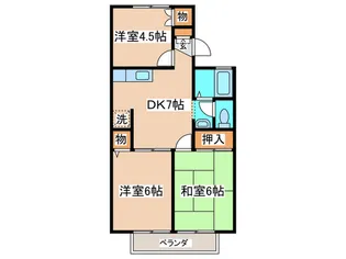 フェニックスタウンA棟【2階】の間取り