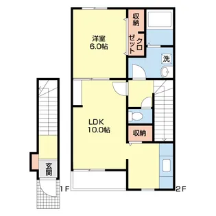 ネクスト小山の森II【2階】の間取り
