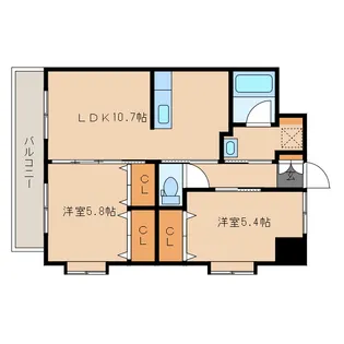 クロスワイズ神宮外苑イーストの間取り