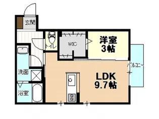 エスペランサ安東【1階】の間取り