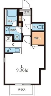 PASEO笹塚【1階】の間取り