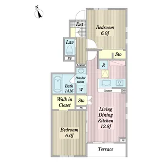 LUMIAS【1階】の間取り