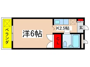 ジュネス荒井【1階】の間取り