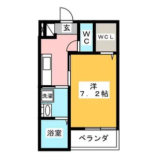 Premier croissant【2階】の間取り