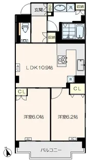 練馬サンライトマンション【5階】の間取り