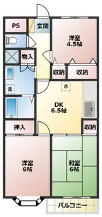 タウンハウス戸田【2階】の間取り