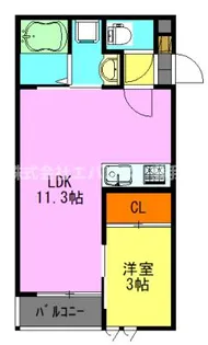 REGALEST白旗【3階】の間取り