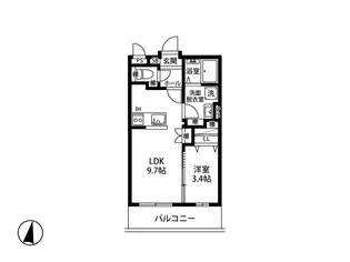 ルーナ ピエーナ【4階】の間取り