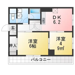 THスクエア習志野【3階】の間取り