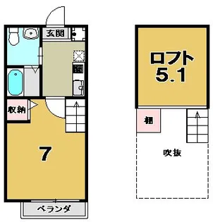 Stable三条大宮【2階】の間取り