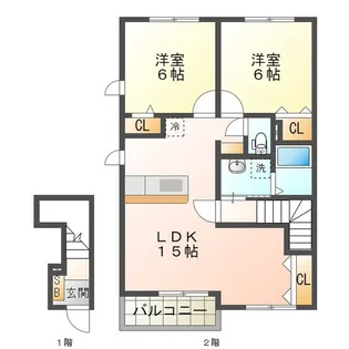 ブリュワリー豊洲【2階】の間取り