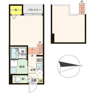 aya【1階】の間取り