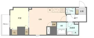 オークレジデンス亀沢【3階】の間取り