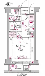 レアライズ綾瀬【1階】の間取り
