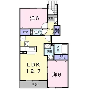 フェリーチェ【1階】の間取り