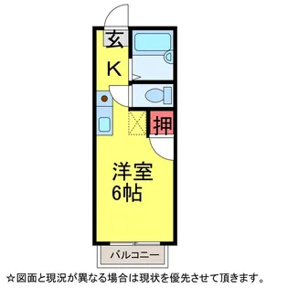 パステルハイツ【2階】の間取り