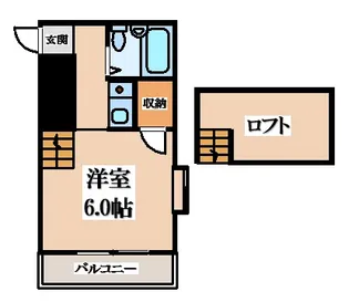 スリーテンロフト【3階】の間取り
