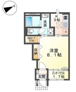 シャンブッシュ【1階】の間取り