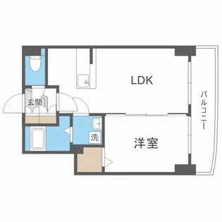 フォーシーズンズ植物園【5階】の間取り