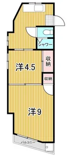 サンライトマンション【4階】の間取り