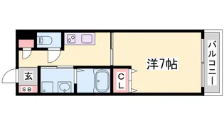 KHKコート板宿【8階】の間取り
