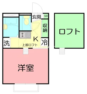 ASUFORT湘南平【2階】の間取り
