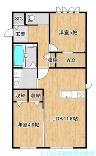 エトワール武蔵ケ丘【2階】の間取り