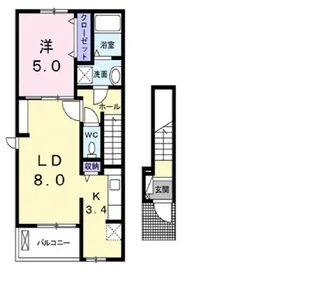 モリノガーデン A202号【2階】の間取り