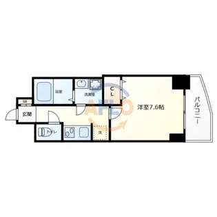 S-RESIDENCE Hommachi Marks【12階】の間取り