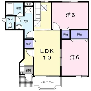 サンフローラ【1階】の間取り