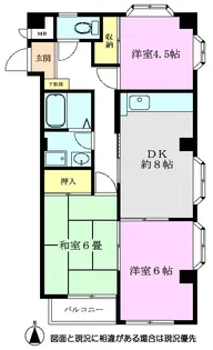 グリーンエール【4階】の間取り