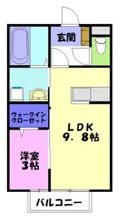 サン プラウド【1階】の間取り