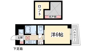 エステムコート新大阪3ステーションプラザ【5階】の間取り