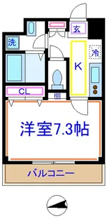 クレールII【4階】の間取り