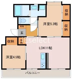 ドリーム佐倉II棟【3階】の間取り