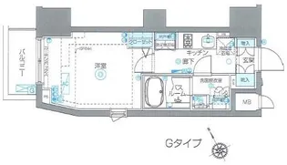 ZOOM恵比寿【4階】の間取り