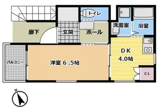 エターナルシー福田【1階】の間取り