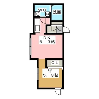 Branche神楽坂【3階】の間取り
