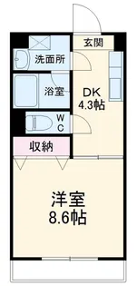 Pastel【1階】の間取り