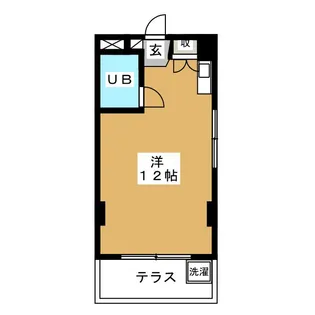 メゾンヒハラ【1階】の間取り