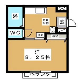 DIAMOND BLDG【1階】の間取り
